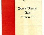 Black Forest Inn Beverage List Chicago Illinois Century of Progress Eitel - $84.06