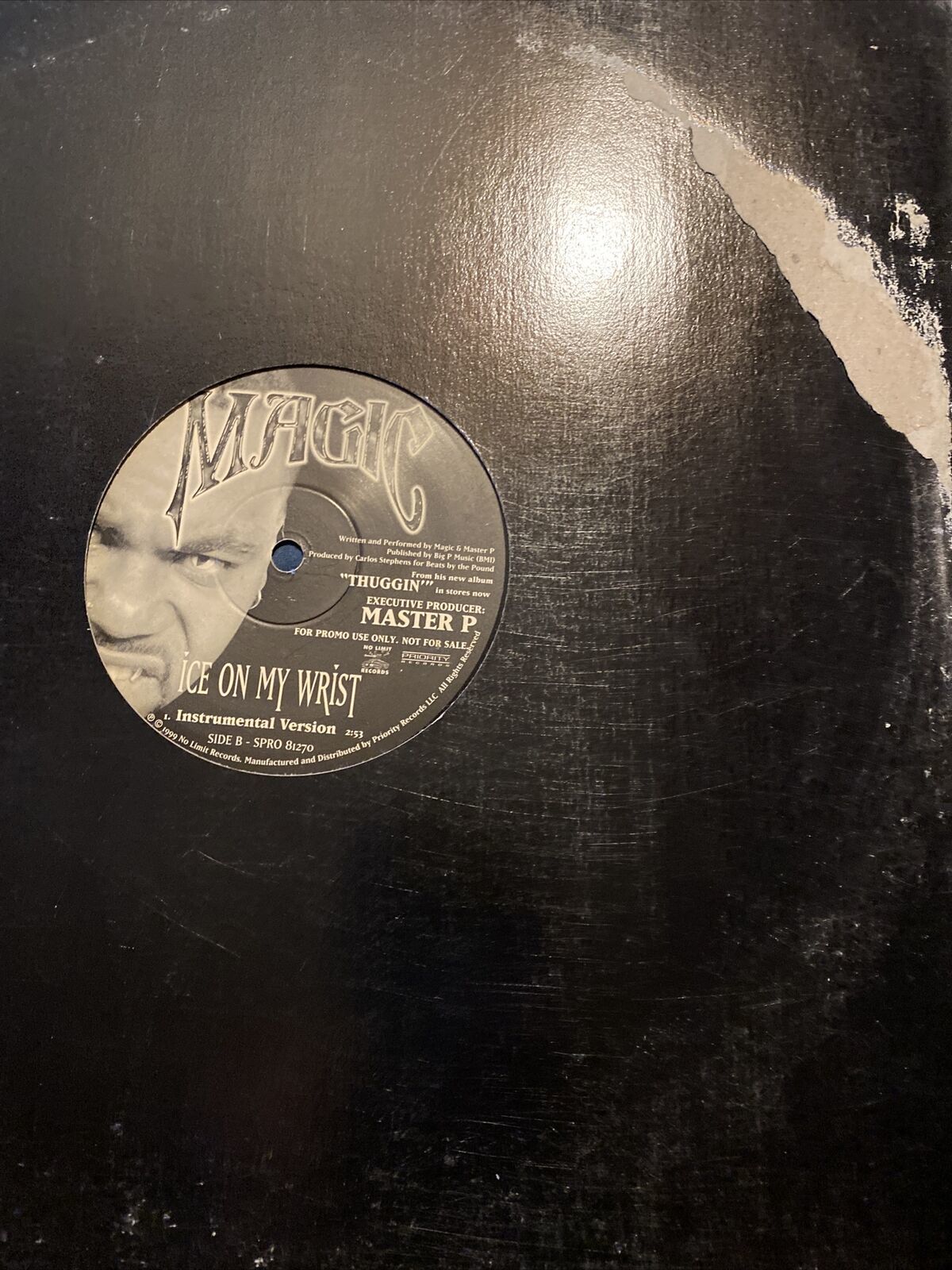 Magic - Master p Ice On My Wrist , Record 12&quot; VG - $4.90