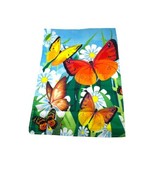 Small Garden Flag Spring Butterfly Flower Bright Monarch Butterflies Dai... - £14.92 GBP