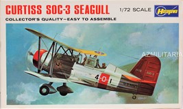 Hasegawa Minicraft Curtiss SOC-3 Seagull U.S. Observation Seaplane 1/72 ... - $15.75