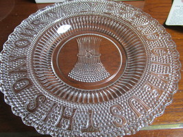 Old Sturbridge Village glass collector plate &quot;Give us our Daily Bread&quot; ,NIB[am6] - £50.99 GBP
