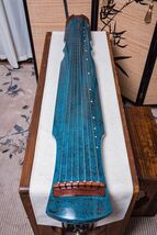 Guqin Fuxi zither blue 7 strings Professional performance Chinese string... - $738.00