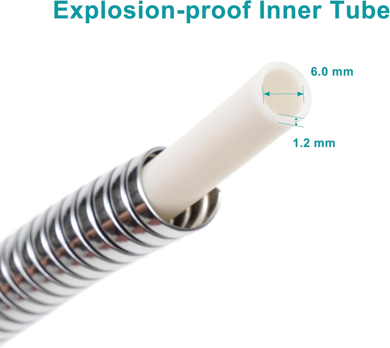 Shower Hose Replacement,79 Inches Extra Long Stainless Steel Handheld Shower Hea Item image 4