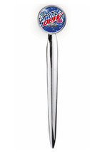 Mt. Mtn Dew Voltage Letter Opener Metal Silver Tone Executive with case - $14.39