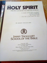 Jimmy Swaggart School Of The Bible The Holy Spirit Genesis to Revelation 1983 - £25.14 GBP