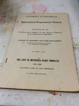 UNIVERSITY OF MINNESOTA AGRICULTURE BULLETIN June 1911 Experiment Station - £7.46 GBP