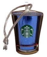 Disney Parks 60th Anniversary Starbucks Blue Cold Cup Holiday Ornament (... - $19.95