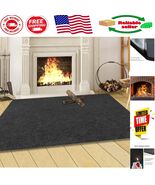 Durable Fireproof Hearth Rug with Non-Slip Backing - Rectangle, 36&#39;&#39; x 50&#39;&#39; - $83.91 CAD