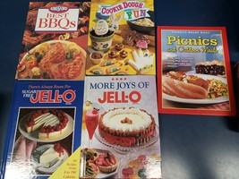 Publications International Lot of 5 Cookbooks Jello Kingsford Cookie Dough - £12.45 GBP