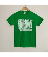 Irish Hungover St Patrick&#39;s Day Kelly Green T-shirt Small - £12.42 GBP