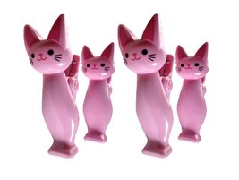 C&amp;H Solutions 2 Set (4 Ct) Pink Cat Beach Towel Clips Jumbo Size for Bea... - $238.95 MXN