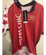 Hommes Louis Garneau Équipe Canada Cibc Jersey Cyclisme Taille 3XL New N... - $42.35