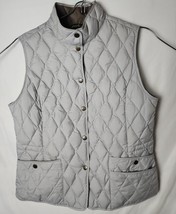 Eddie Bauer Women Grey EB550 Premium Goose Down  winter snow cold  weather Vest - £38.49 GBP