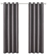 Tektrum Foil Print Thermal Insulated Blackout Curtains 52&quot;x108&quot;, 2 Panel... - $69.30 CAD