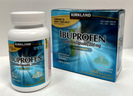 Kirkland Signature Ibuprofen Liquid Softgels 360  Capsules, 200mg Pain/F... - $20.85