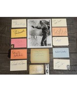 1967 Movie The Dirty Dozen 14 Cast Autographs Marvin Borgnine Bronson Brown - $17,145.86 MXN