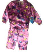 2-pc Kids Toddler Pajama Pj Lounge Set Pants + Long Sleeve Top PINK 3T S... - £7.46 GBP