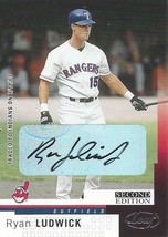 2004 Leaf Second Edition Autographs Ryan Ludwick 25 Indians - £7.96 GBP