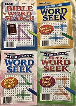 Mixed Lot of 4 Penny Press Super Fun &amp; Easy Bible Family Fun Word Seek Search Ci - £14.99 GBP