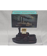 Vintage AVON SIDE WHEELER SHIP After Shave Decanter And Original Box - FULL - €13,08 EUR