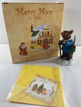 Pipka Merry Mice Sam The Mail Mouse Figurine 40020 Christmas New with Box - £22.62 GBP