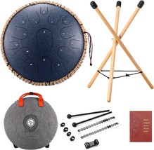 Beatrise Tongue Drum With Steel Tongue Drum Bracket Stand, 13-Inch, 15-Note - £227.76 GBP