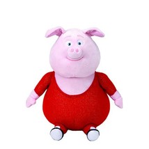 TY Beanie Baby 6&quot; GUNTER the Pig (Sing) Plush Stuffed Animal New Heart Tags A4E - £10.44 GBP