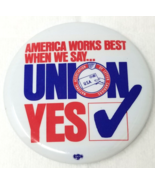 National Association of Letter Carriers 1988 Button America Works Union Yes - $15.15