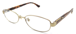 Gucci Eyeglasses Frames GG0380OJ 003 53-17-145 Gold Titanium Made in Japan - £194.27 GBP
