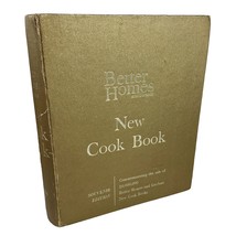 Vintage 1965 Better Homes &amp; Gardens New Cook Book Gold Souvenir Binder E... - $336.43 MXN