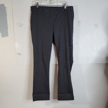 Womens Lauren Ralph Lauren Black/White polka dot Cotton Pants Size 12 - £13.08 GBP