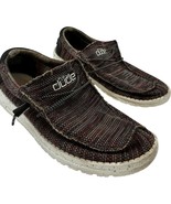 Hey Dude Men&#39;s Wally Sox Gargoyle Red size 9, no inserts - $31.43 CAD