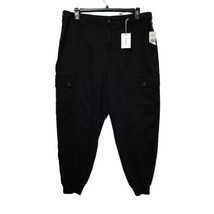 good american black cargo pants size 16 - $59.39