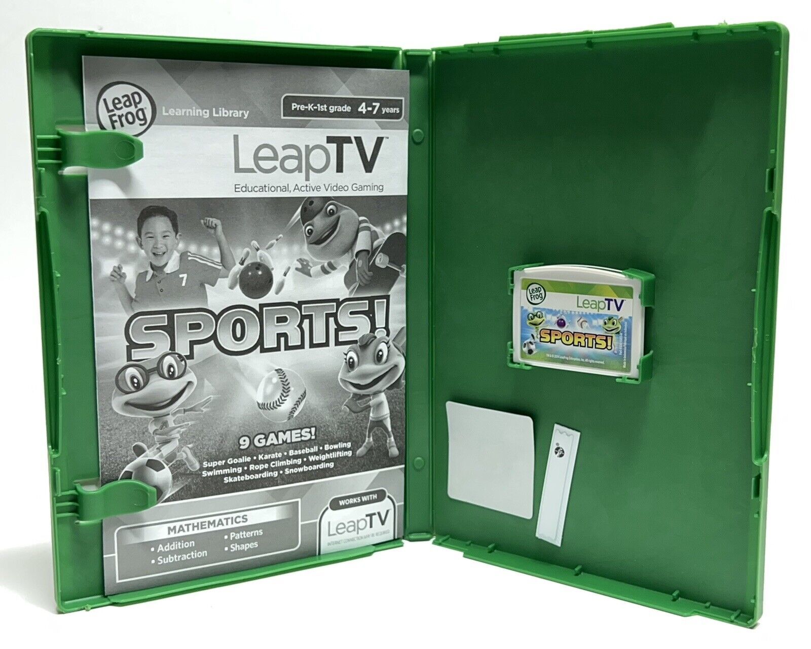 Leap Frog Leap TV Sports 9 Games Educational Game Pre K 1st Grade Video Game - $14.84
