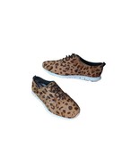 Cole Haan Women&#39;s ZeroGrand Wingtip Oxford Ocelot LEOPARD Cheetah Fur Sz... - $52.11 CAD