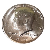 Half ½ Dollar Kennedy Clad Coin 1971 D Denver Mint 50C KM# A202b Nice Not Silver - £2.36 GBP
