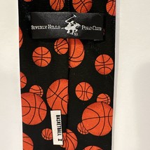 Beverly Hills Polo Club Basketball II Novelty Sports Mens Neck Tie - £14.60 GBP