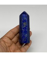 145.4g, 3.4&quot;x1.1&quot;, Natural Lapis Lazuli Tower Point Obelisk Afghanistan,... - £18.33 GBP