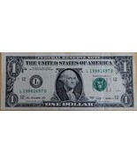 US$1 Fancy Serial Number 2009 Over Inked #7 - $36.96 MXN
