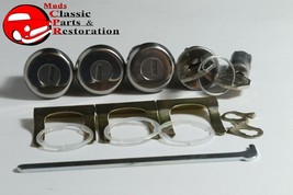 66 Chevelle Locks Ignition Door Glovebox &amp; Trunk Original OEM GM Logo Keys - $64.75