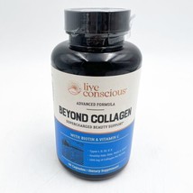 Live Conscious Beyond Collagen 90 Capsules  Types I II III V &amp; X Exp 8/24 - £31.96 GBP