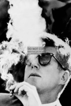 President John F. Kennedy Jfk Smoking Cigar 4X6 Photo Postcard - £5.12 GBP