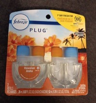 Febreze HAWAIIAN ALOHA Plug In Air Freshener Odor Eliminator Scented Oil... - $15.83