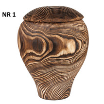 Harmony With Nature - The cremation urn is handmade of pine wood 100% na... - $213.61