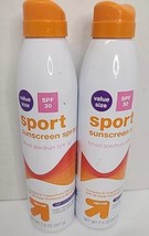 (2)Up &amp; Up Continuous Sport Sunscreen Spray Water Resistant, 7.3 oz - SPF 30 - £11.72 GBP