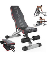 Yoleo Adjustable Weight Bench for Full Body Workout; Foldable Bench Pres... - $553.90 CAD