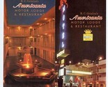 Americania Motor Lodge Brochure Downtown San Francisco California 1960&#39;s - £21.78 GBP