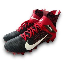 Nike Alpha Menace Elite 2 Flyknit BV2077-003 Black Football Cleats Sz 14 - £80.96 GBP