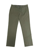 WOOLRICH Mens Trousers Regular Chino Stylish Washed Green Size 38W WOPAN... - £59.75 GBP