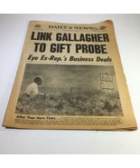 NY Daily News:10/27/76 Link Gallegher 2 Gift Probe Ex-Rep&#39;s Bus. Deals R... - £14.99 GBP
